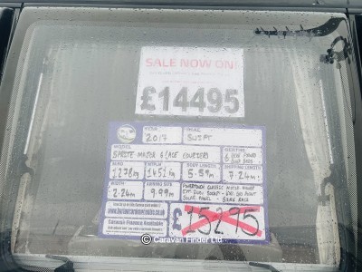 Used Swift Sprite Major 6 (Ace Courier Dealer Special) 2017 touring caravan Image