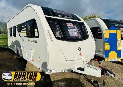 Used Sprite Major 4 EB 2017 touring caravan Image