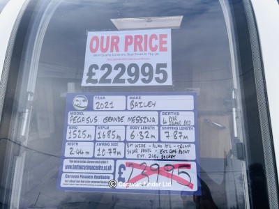 Used Bailey Pegasus Grande Messina 2021 touring caravan Image