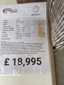Swift S line 650 2018 (Trade) image 12