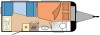 New Aura DeLuxe 400 SFE 2027 touring caravan Image
