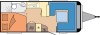 New Aura Prestige 560 FC 2027 touring caravan Image